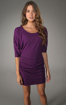 Susana Monaco Supplex Gather Waist Kimono