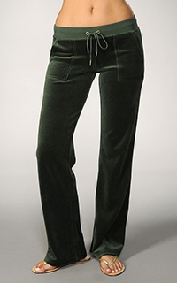 Juicy Couture Velour Bling Bootcut Pant