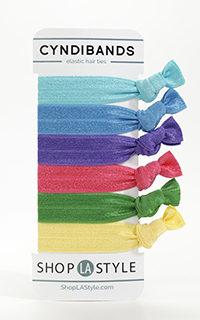 Cyndi Bands Set Of 6 Elastic Hair Ties
