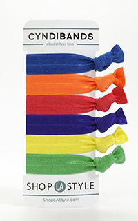 Cyndi Bands Set Of 6 Elastic Hair Ties
