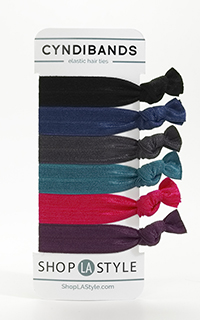 Cyndi Bands Set Of 6 Elastic Hair Ties