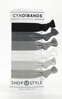 Cyndi Bands Set Of 6 Elastic Hair Ties