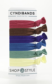 Cyndi Bands Set Of 6 Elastic Hair Ties