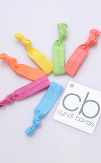 Cyndi Bands Set Of 6 Elastic Hair Ties