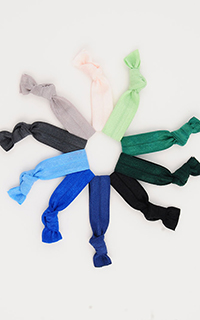 Cyndi Bands Elastic Hair Ties Set of 10
