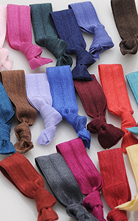 Cyndi Bands Elastic Hair Ties Set of 10