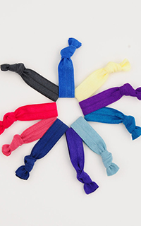 Cyndi Bands Elastic Hair Ties Set of 10