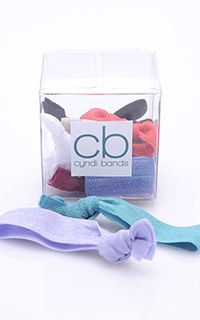 Cyndi Bands Gift Cube Of 10 Elastic Hair Ties