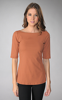 Susana Monaco Supplex U Sleeve Top