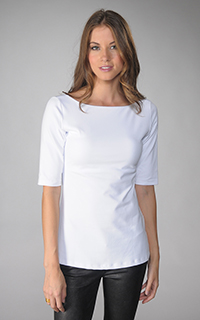 Susana Monaco Supplex U Sleeve Top