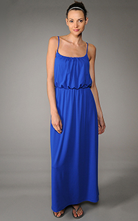 Susana Monaco Blouson Tank Maxi Dress