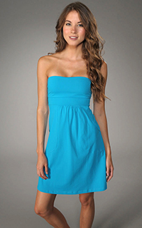 Susana Monaco Pocket Strapless Tube Dress